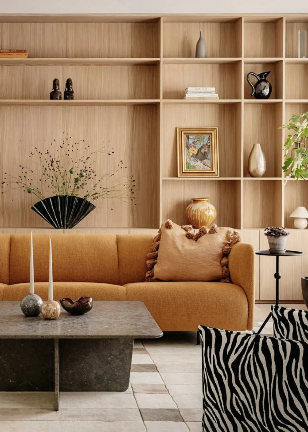 Urban 3,5-Sitssoffa Bouclétyg, Amber Weave