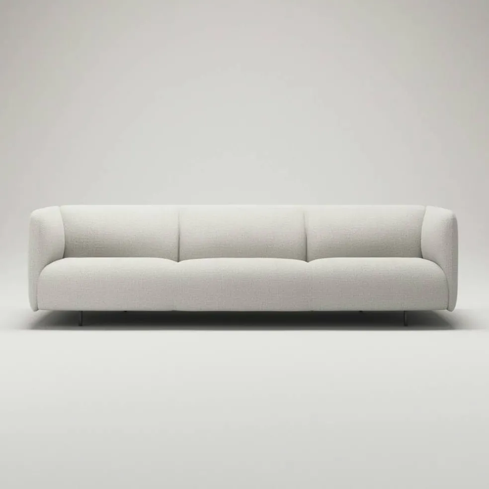 Urban 3,5-Sitssoffa Bouclétyg, Calm White
