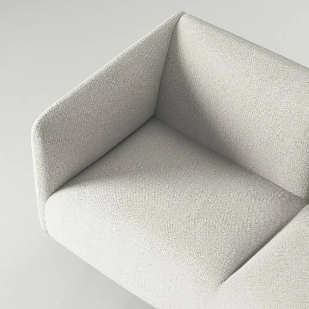 Urban 3,5-Sitssoffa Bouclétyg, Calm White