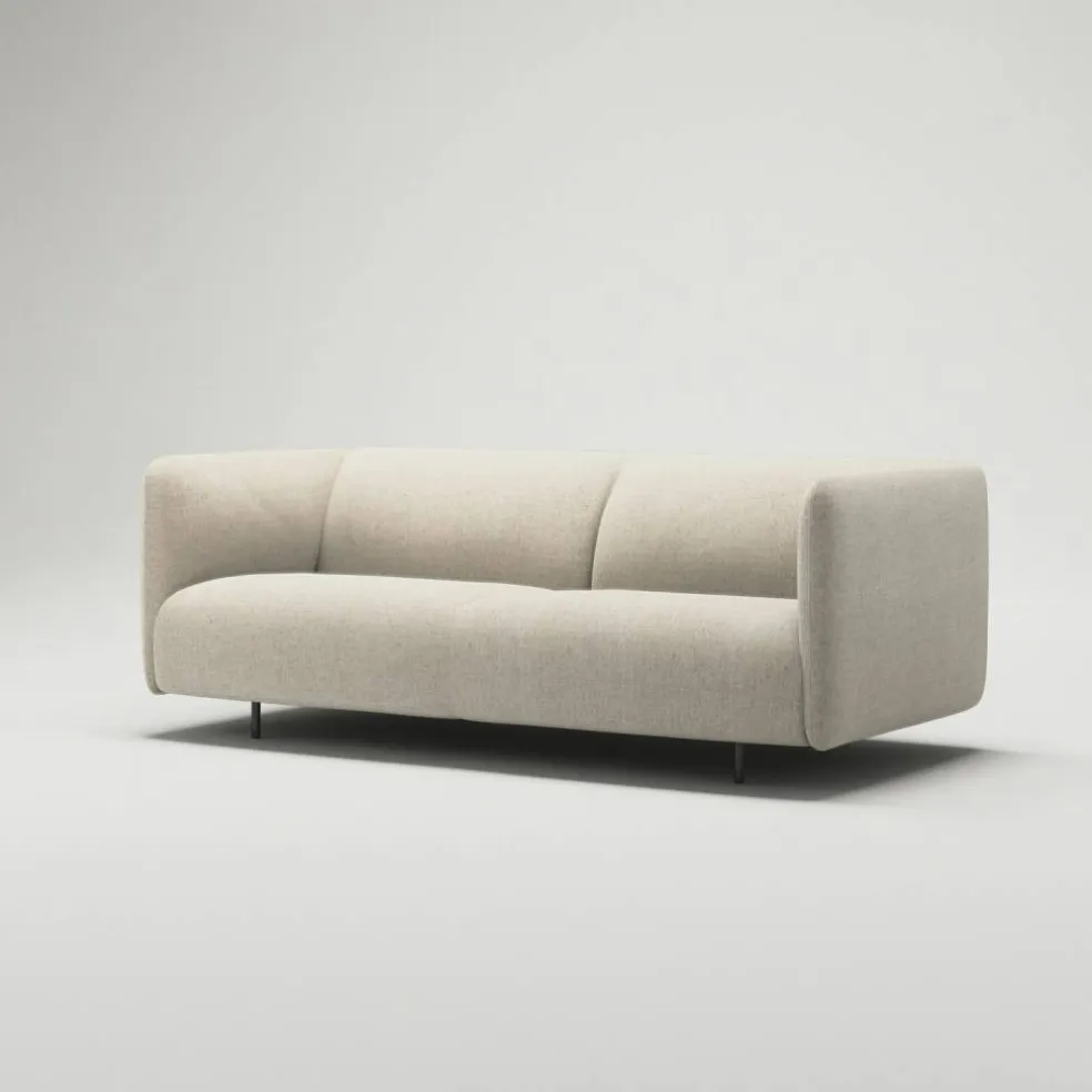 Urban 2,5-Sitssoffa Paneltyg, Beige Breeze / Läder