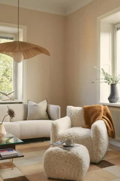 Urban 2,5-Sitssoffa Paneltyg, Beige Breeze / Läder