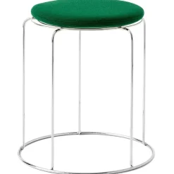 Wire Stool Sittdyna Ø36 cm, Grön
