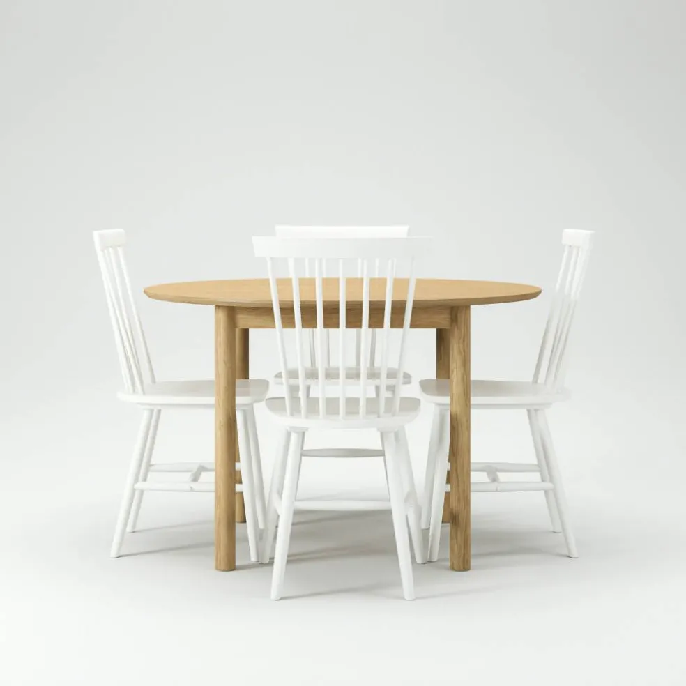 Wood Matgrupp, Ek / Vit