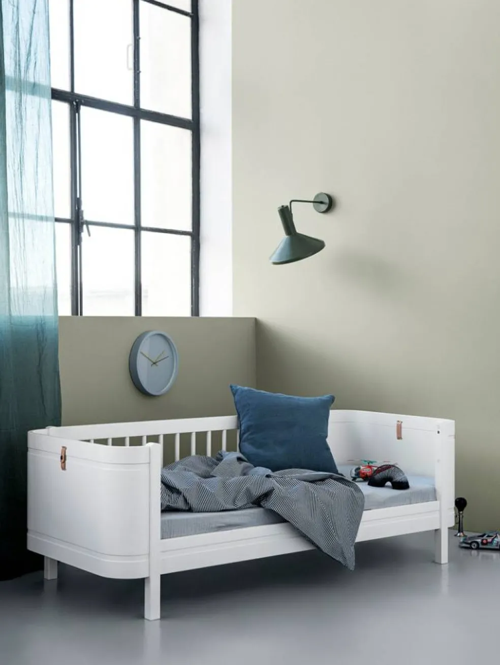Wood Mini+ Cot Säng Inkl. Junior Kit, Vit