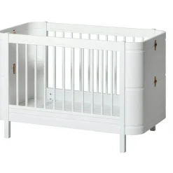 Wood Mini+ Cot Säng Inkl. Junior Kit, Vit
