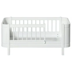 Wood Mini+ Cot Säng Inkl. Junior Kit, Vit