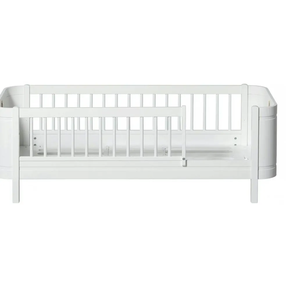 Wood Mini+ Cot Säng Inkl. Junior Kit, Vit