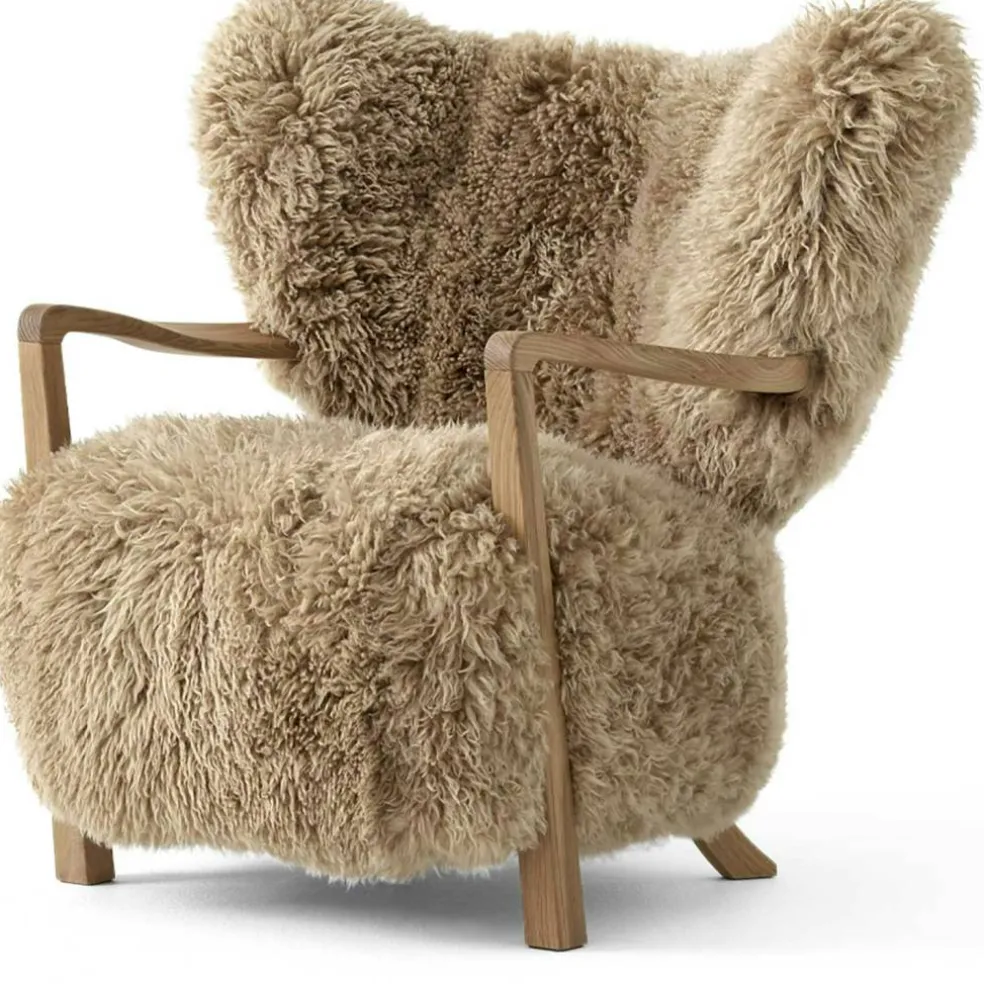 Wulff ATD2 Loungefåtölj, Ek / Sheepskin Honey