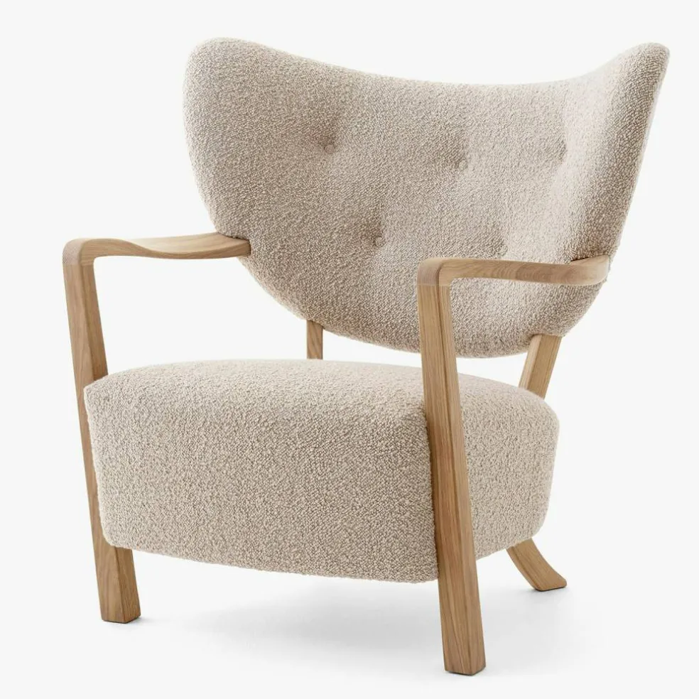 Wulff ATD2 Loungefåtölj, Oak/karakorum 003