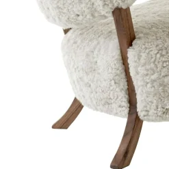 Wulff ATD2 Loungefåtölj, Valnöt / Sheepskin Moonlight