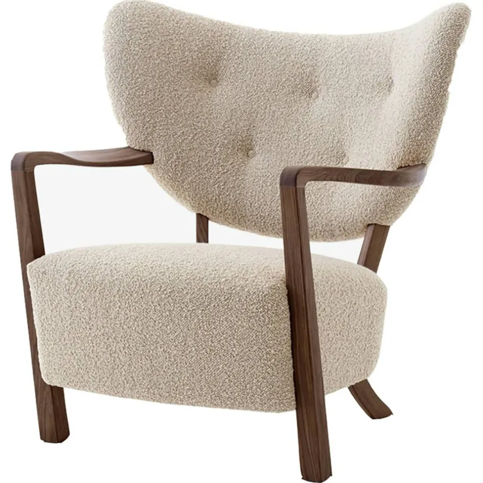 Wulff ATD2 Loungefåtölj, Walnut/karakorum 003