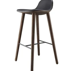 Yuuga Barstol H75 cm, Smoked Oak/Svart