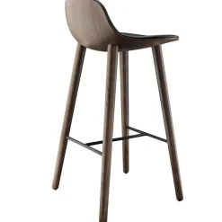 Yuuga Barstol H75 cm, Smoked Oak/Svart